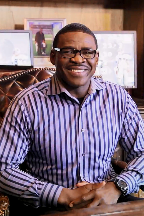 Who is Michael Irvin's wife, Sandy Harrell?